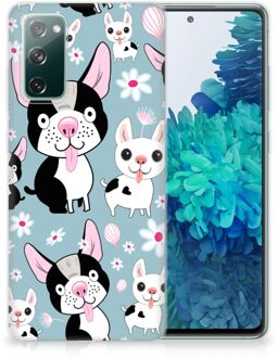 B2Ctelecom Backcase Siliconen Hoesje Samsung Galaxy S20 FE Telefoonhoesje Hondjes