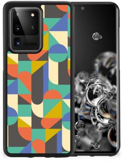 B2Ctelecom Backcase Siliconen Hoesje Samsung Galaxy S20 Ultra Smartphone Hoesje met Zwarte rand Funky Retro