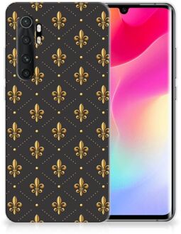 B2Ctelecom Backcase Siliconen Hoesje Xiaomi Mi Note 10 Lite Telefoonhoesje Franse Lelie