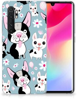 B2Ctelecom Backcase Siliconen Hoesje Xiaomi Mi Note 10 Lite Telefoonhoesje Hondjes