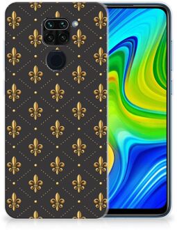 B2Ctelecom Backcase Siliconen Hoesje Xiaomi Redmi Note9 Telefoonhoesje Franse Lelie