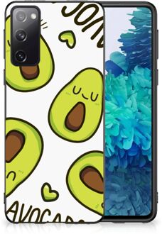 B2Ctelecom Backcase TPU Siliconen Hoesje Samsung Galaxy S20 GSM Hoesje met Zwarte rand Avocado Singing