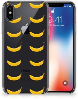 B2Ctelecom Backcover hoesje iPhone X | Xs Banana