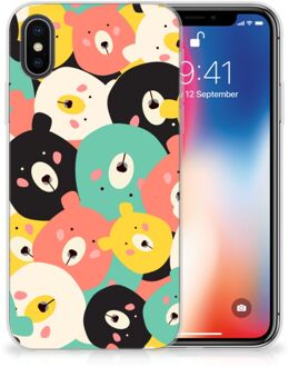 B2Ctelecom Backcover hoesje iPhone X | Xs Bears