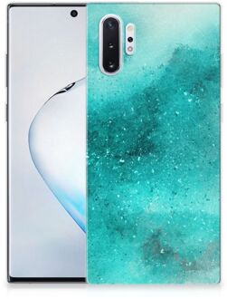 B2Ctelecom Backcover hoesje Samsung Galaxy Note 10 Plus Painting Blue