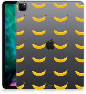 B2Ctelecom Backcover iPad Pro 12.9 (2020) | iPad Pro 12.9 (2021) Tablethoesje Banana met transparant zijkanten