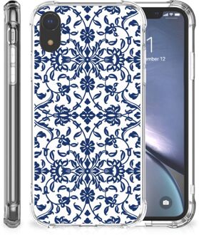 B2Ctelecom Backcover iPhone Xr Flower Blue