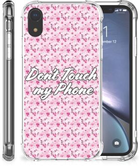 B2Ctelecom Backcover iPhone Xr Flowers Pink DTMP