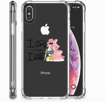 B2Ctelecom Backcover iPhone Xs | X/10 i Can