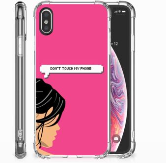 B2Ctelecom Backcover iPhone Xs | X/10 Woman DTMP