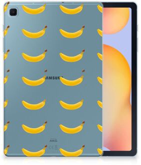 B2Ctelecom Backcover Samsung Galaxy Tab S6 Lite Tablethoesje Banana met transparant zijkanten