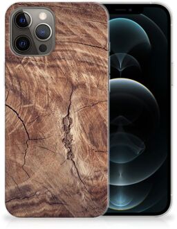 B2Ctelecom Backcover Soft Siliconen Hoesje iPhone 12 Pro Max Telefoon Hoesje Boomstam