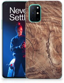 B2Ctelecom Backcover Soft Siliconen Hoesje OnePlus 8T Telefoon Hoesje Boomstam