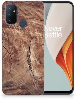 B2Ctelecom Backcover Soft Siliconen Hoesje OnePlus Nord N100 Telefoon Hoesje Boomstam