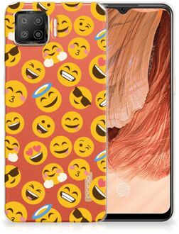 B2Ctelecom Backcover Soft Siliconen Hoesje OPPO A73 4G Telefoon Hoesje Super als Cadeautjes voor Meisjes Emoji