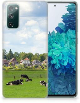 B2Ctelecom Backcover Soft Siliconen Hoesje Samsung Galaxy S20 FE Telefoon Hoesje Hollandse Koeien