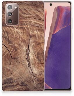 B2Ctelecom Backcover Soft Siliconen Hoesje Samsung Note 20 Telefoon Hoesje Boomstam