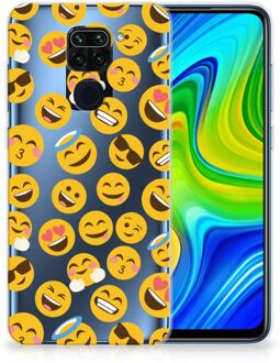 B2Ctelecom Backcover Soft Siliconen Hoesje Xiaomi Redmi Note9 Telefoon Hoesje Super als Cadeautjes voor Meisjes Emoji