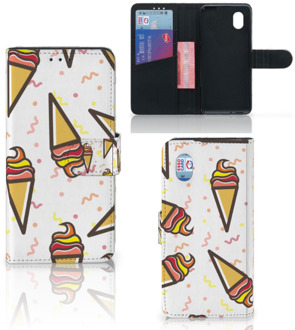 B2Ctelecom Beschermhoes Alcatel 1B (2020) Telefoonhoesje Icecream