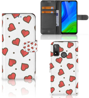 B2Ctelecom Beschermhoes Huawei P Smart 2020 Telefoonhoesje Cadeau voor Vriendin Hearts