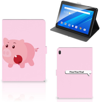 B2Ctelecom Beschermhoes Lenovo Tab E10 Hoes met Standaard Pig Mud