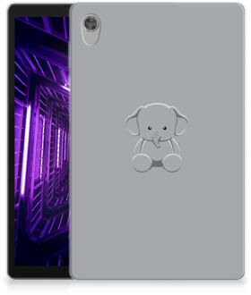 B2Ctelecom Beschermhoes Lenovo Tab M10 HD (2de generatie) Silicone Case Baby Olifant met doorzichte zijkanten