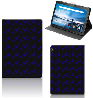 B2Ctelecom Beschermhoes Lenovo Tablet M10 Hoesje met Magneetsluiting Vlinder Patroon