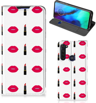 B2Ctelecom Beschermhoes Motorola Moto G Pro Telefoonhoesje Lipstick Kiss