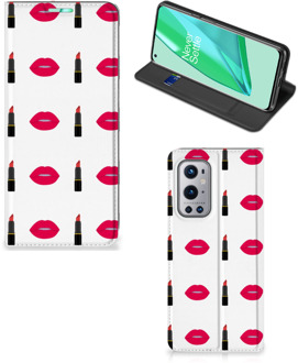 B2Ctelecom Beschermhoes OnePlus 9 Pro Telefoonhoesje Lipstick Kiss