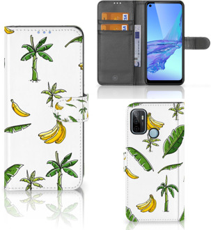 B2Ctelecom Beschermhoes OPPO A53 | OPPO A53s Flip Case Banana Tree