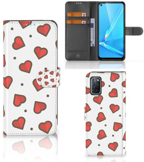 B2Ctelecom Beschermhoes OPPO A72 | OPPO A52 Telefoonhoesje Cadeau voor Vriendin Hearts