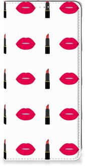 B2Ctelecom Beschermhoes Samsung Galaxy A71 Telefoonhoesje Lipstick Kiss