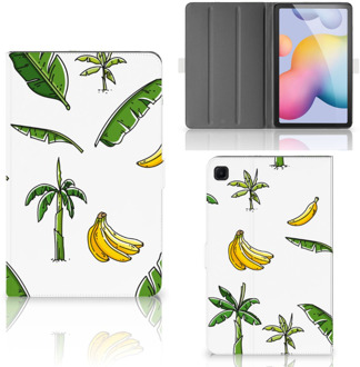 B2Ctelecom Beschermhoes Samsung Galaxy Tab S6 Lite Hoesje met Standaard Banana Tree