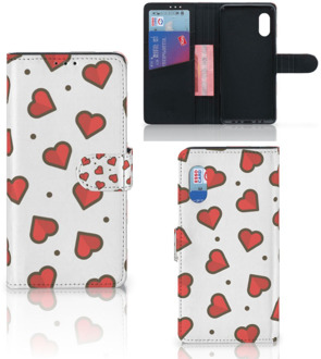 B2Ctelecom Beschermhoes Samsung Xcover Pro Telefoonhoesje Cadeau voor Vriendin Hearts