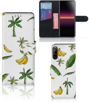 B2Ctelecom Beschermhoes Sony Xperia L4 Telefoonhoesje Banana Tree