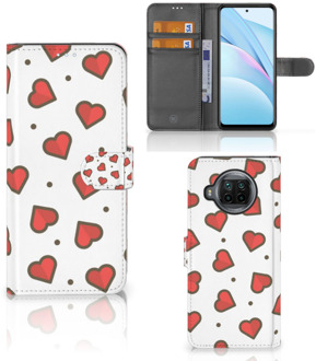 B2Ctelecom Beschermhoes Xiaomi Mi 10T Lite Telefoonhoesje Cadeau voor Vriendin Hearts