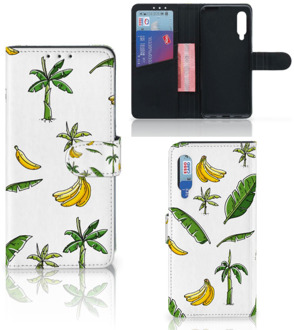 B2Ctelecom Beschermhoes Xiaomi Mi 9 Flip Case Banana Tree