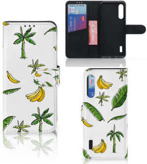 B2Ctelecom Beschermhoes Xiaomi Mi A3 Flip Case Banana Tree