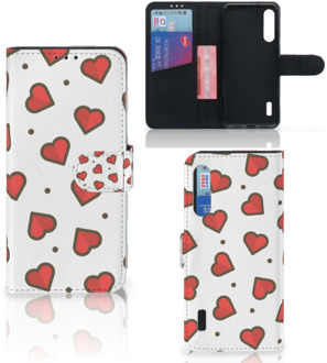 B2Ctelecom Beschermhoes Xiaomi Mi A3 Telefoonhoesje Cadeau voor Vriendin Hearts