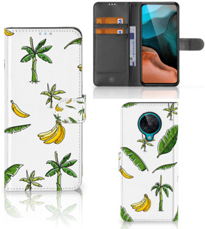 B2Ctelecom Beschermhoes Xiaomi Poco F2 Pro Flip Case Banana Tree