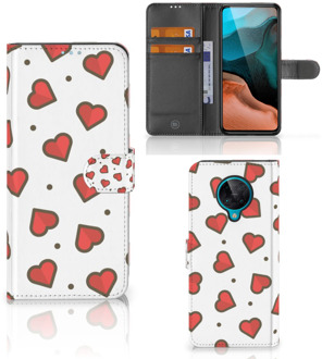 B2Ctelecom Beschermhoes Xiaomi Poco F2 Pro Telefoonhoesje Cadeau voor Vriendin Hearts