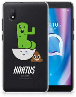 B2Ctelecom Beschermhoesje Alcatel 1B (2020) Smartphone hoesje Cactus Poo