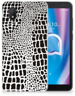 B2Ctelecom Beschermhoesje Alcatel 1B (2020) Smartphone hoesje Slangenprint