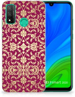 B2Ctelecom Beschermhoesje Huawei P Smart 2020 Smartphone hoesje Barok Pink