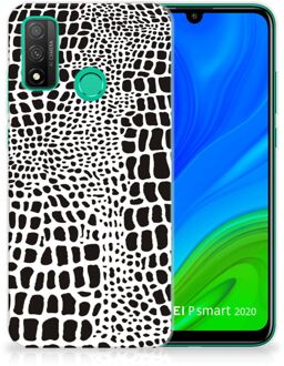 B2Ctelecom Beschermhoesje Huawei P Smart 2020 Smartphone hoesje Slangenprint