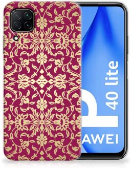 B2Ctelecom Beschermhoesje Huawei P40 Lite Smartphone hoesje Barok Pink