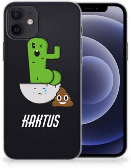 B2Ctelecom Beschermhoesje iPhone 12 | 12 Pro (6.1") Smartphone hoesje Cactus Poo