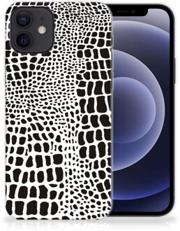 B2Ctelecom Beschermhoesje iPhone 12 | 12 Pro (6.1") Smartphone hoesje Slangenprint