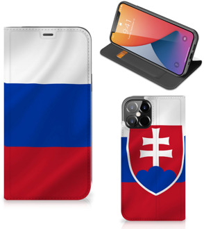 B2Ctelecom Beschermhoesje iPhone 12 Pro Max Flip Cover Slowaakse Vlag