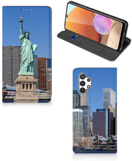 B2Ctelecom Beschermhoesje met foto Samsung Galaxy A32 4G Smart Cover Vrijheidsbeeld